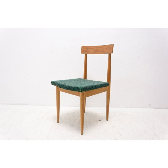 Image 1 of Set van 3 vintage beukenhouten stoelen van Jitona, Tsjecho-Slowakije 1970