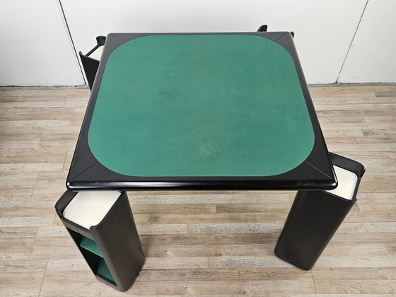 Image 1 of Vintage speeltafel van Pierluigi Molinari voor Pozzi Milano, 1970S