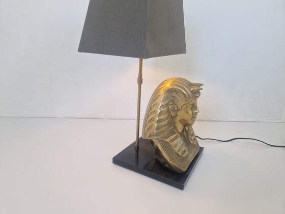 Image 1 of Hollywood Regency Pharaoh Lamp