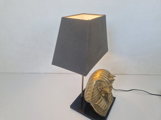 Image 1 of Hollywood Regency Pharaoh Lamp
