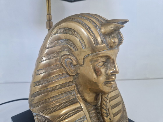 Image 1 of Hollywood Regency Pharaoh Lamp