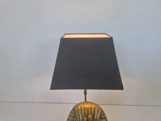 Image 1 of Hollywood Regency Pharaoh Lamp