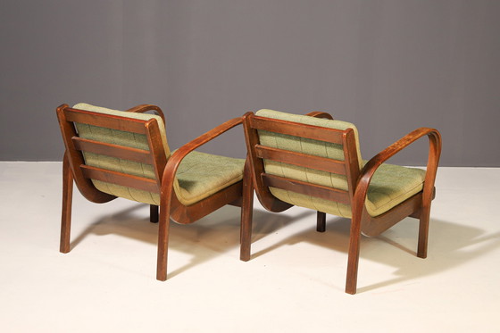 Image 1 of Paar fauteuils van Karel Kozelka & Antonín Kropáček | Interier Praha, 1940S
