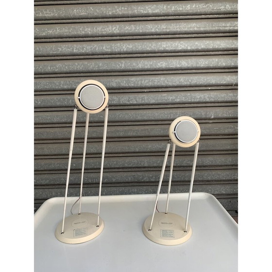 Image 1 of Vintage massieve B en W telescopische luidsprekers, 1980