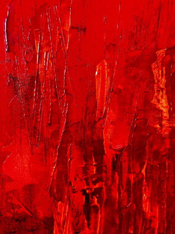 Image 1 of Eigentijds origineel schilderij, acryl op canvas