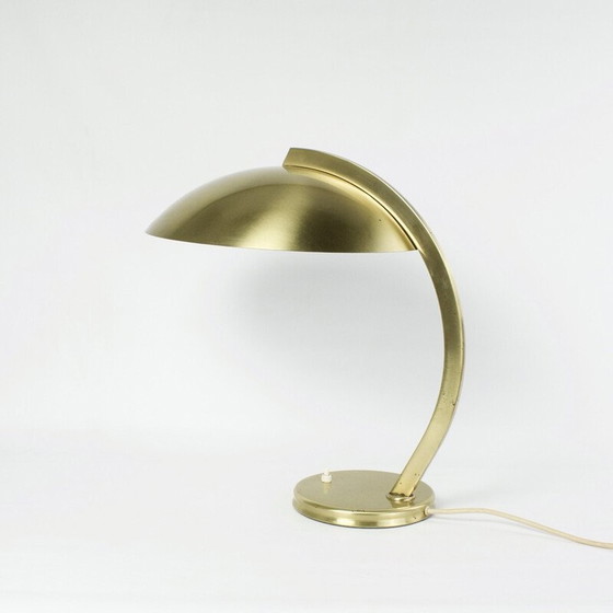 Image 1 of Vintage Bauhaus messing bureaulamp door Egon Hillebrand voor Lichtenfabrik Hillebrand, Duitsland 1940