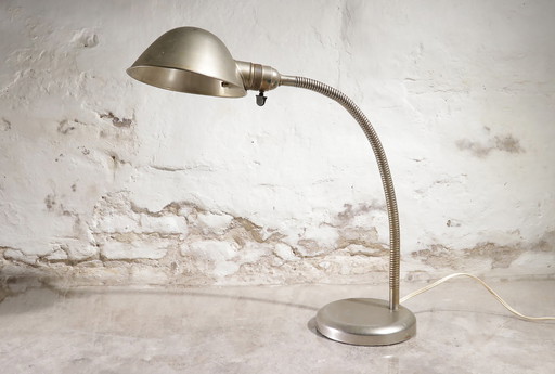 Industrieel Vintage  D.R.G.M. tafel- of wandlamp