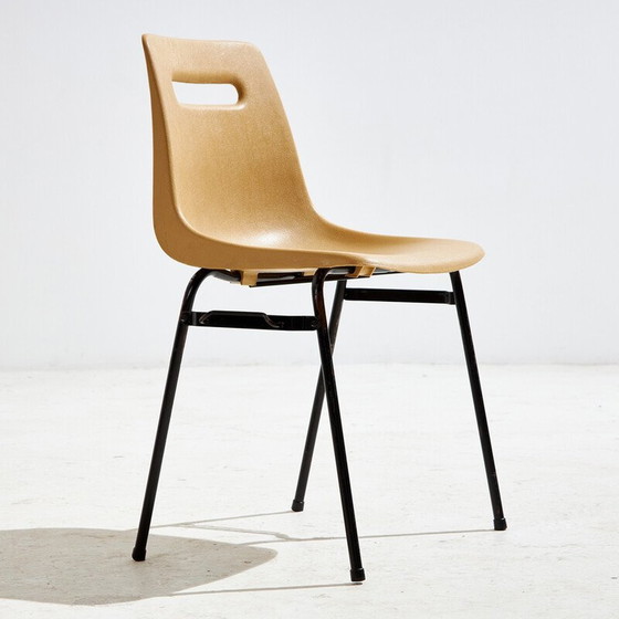 Image 1 of Set van 4 vintage Grosfillex stoelen van metaal en kunststof, 1960