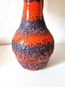 Vintage Koraal Steengoed Lamp West-Duitsland