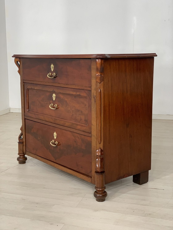 Image 1 of Antieke ladekast dressoir ijdelheid vintage kast 1920