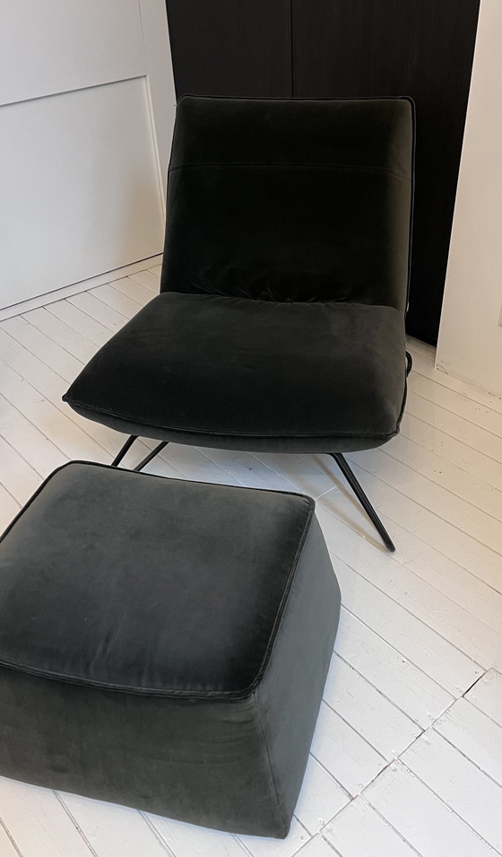 Image 1 of Rolf Bens 394 Fauteuil & Poef 