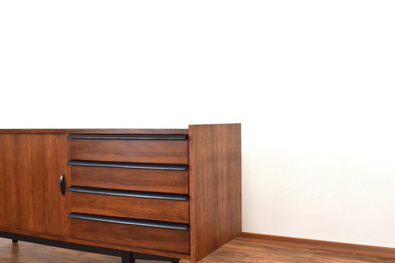 Image 1 of Mid Century Walnut Dressoir Door R. Hałas, 1960S.