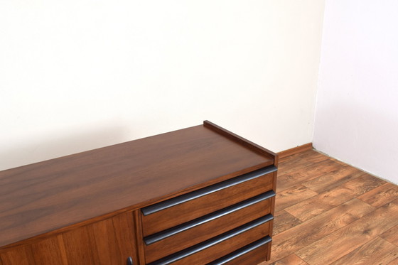 Image 1 of Mid Century Walnut Dressoir Door R. Hałas, 1960S.