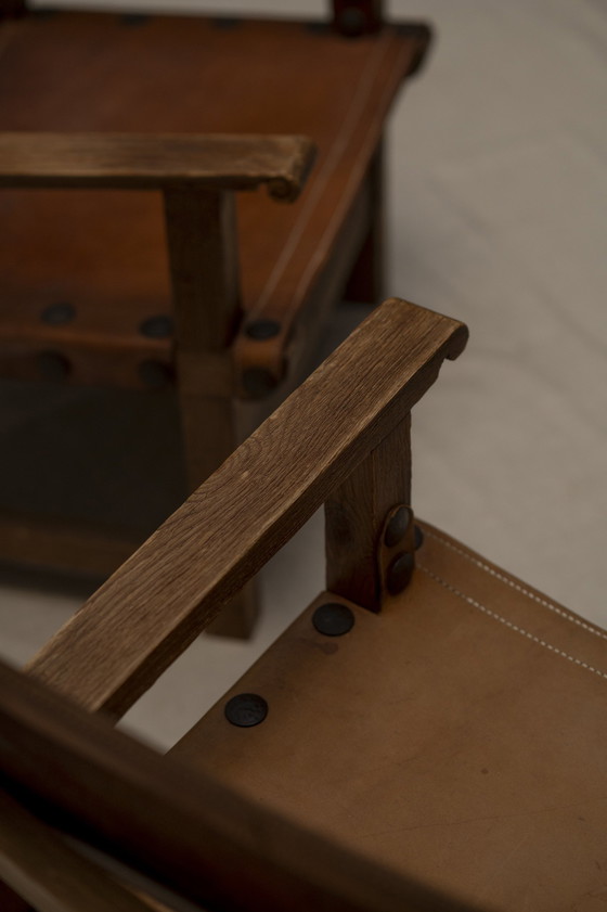 Image 1 of Spaanse Brutalistische Fauteuil Set