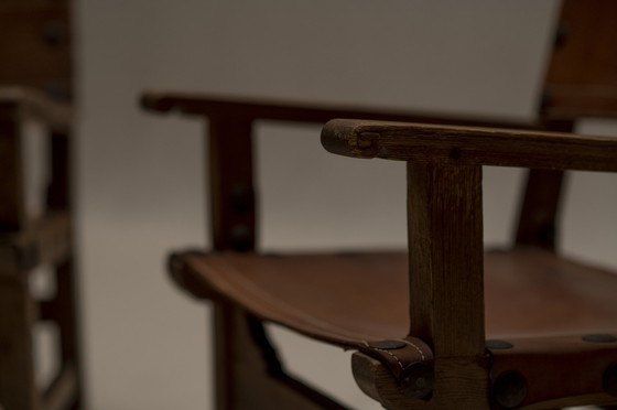 Image 1 of Spaanse Brutalistische Fauteuil Set