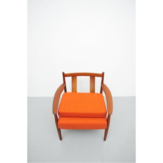 Image 1 of Vintage teakhouten fauteuil van Grete Jalk, 1958