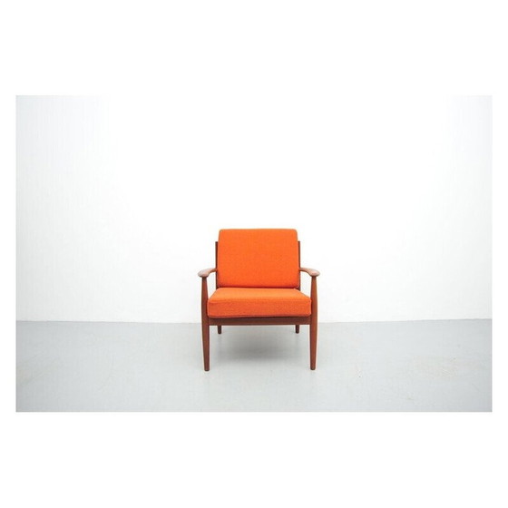 Image 1 of Vintage teakhouten fauteuil van Grete Jalk, 1958