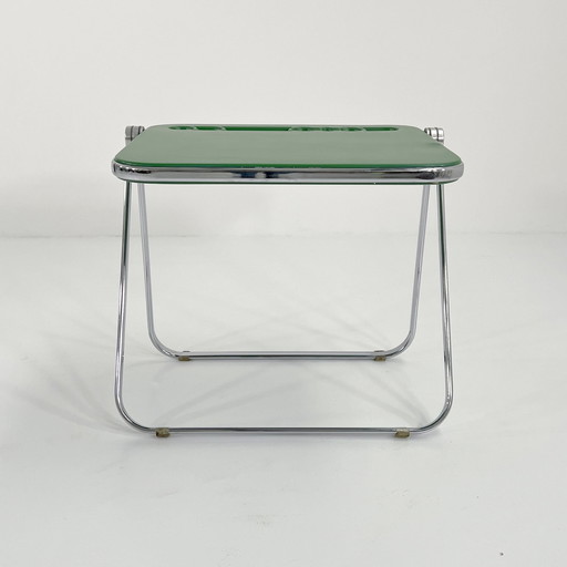 Groen Platone vouwbureau door Giancarlo Piretti voor Anonima Castelli, 1970S