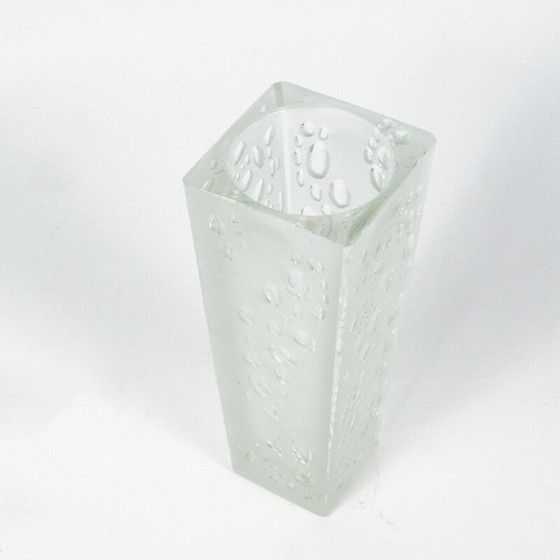 Image 1 of Vintage glazen vaas Polen 1970