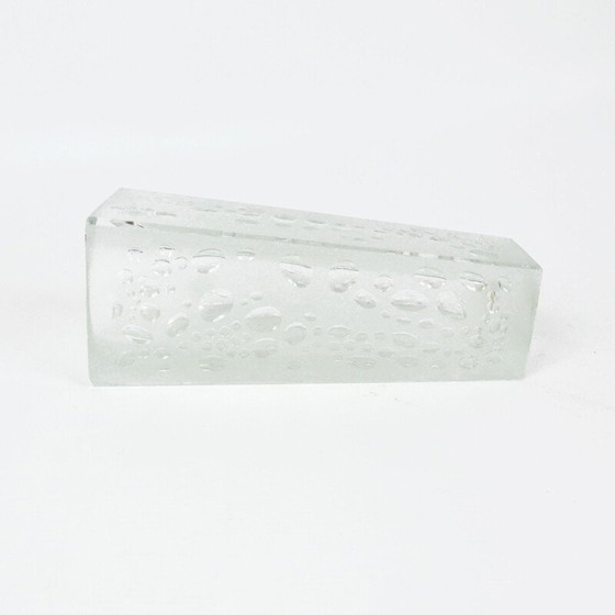 Image 1 of Vintage glazen vaas Polen 1970