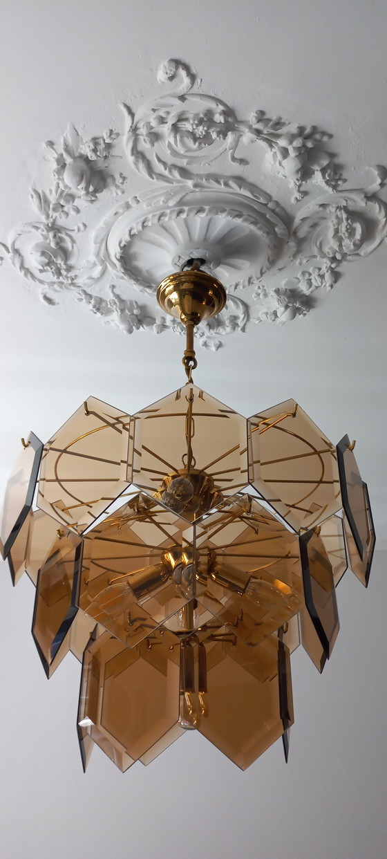 Image 1 of Vintage glazen luster