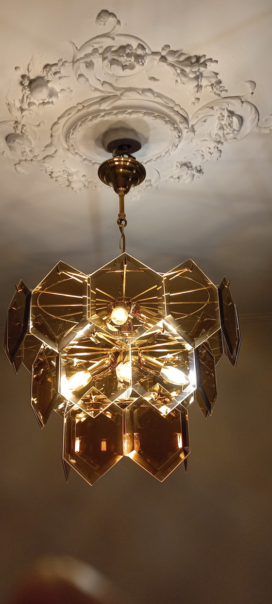 Image 1 of Vintage glazen luster