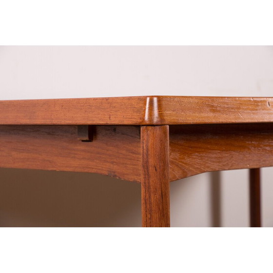 Image 1 of Vintage uitschuifbare teakhouten eettafel door Henning Kjaernulf voor Vejle Stole, Denemarken 1960