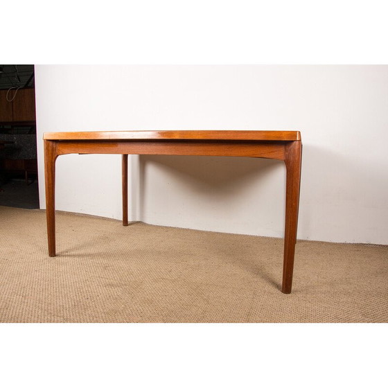 Image 1 of Vintage uitschuifbare teakhouten eettafel door Henning Kjaernulf voor Vejle Stole, Denemarken 1960