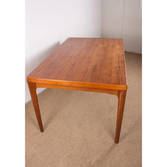 Image 1 of Vintage uitschuifbare teakhouten eettafel door Henning Kjaernulf voor Vejle Stole, Denemarken 1960