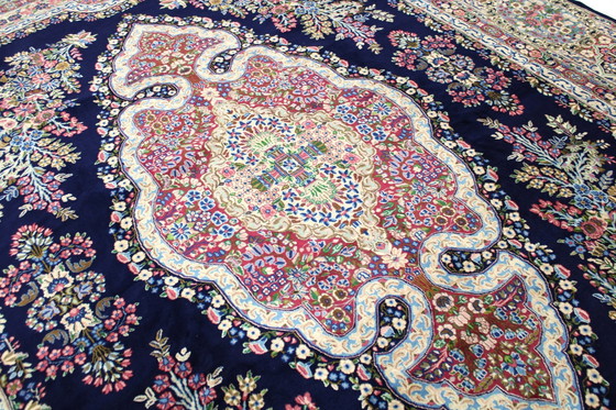 Image 1 of Origineel Perzisch tapijt Echt Kirman Lavar Zeer fijn Als nieuw 416 X 305 Cm Topconditie