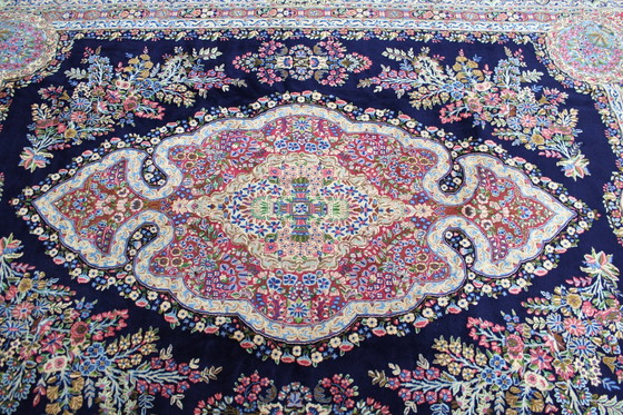 Image 1 of Origineel Perzisch tapijt Echt Kirman Lavar Zeer fijn Als nieuw 416 X 305 Cm Topconditie