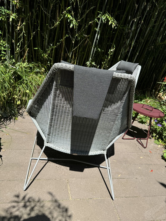 Image 1 of 2x Cane-Line Breeze loungestoel - highback met kussens