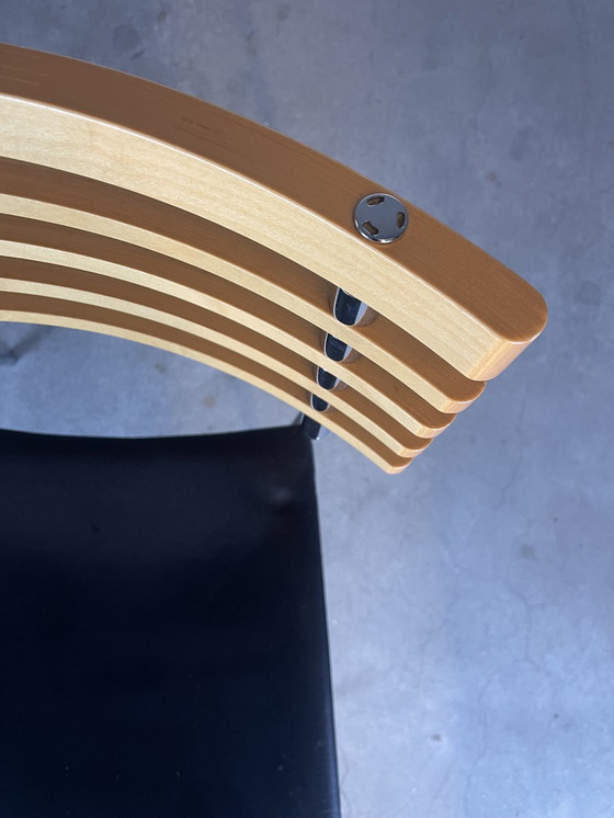 Image 1 of 4X Radius Chair By Thore Lassen & Soren Nielsen For Randers & Radius