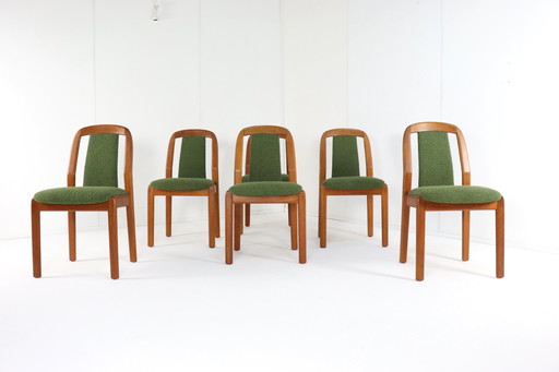 6X Dyrlund Stoelen 'Marialinden' Vintage