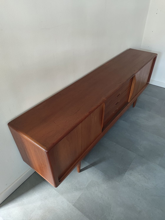 Image 1 of Vintage Deens Dressoir In Teak Door H.W. Klein Voor Bramin