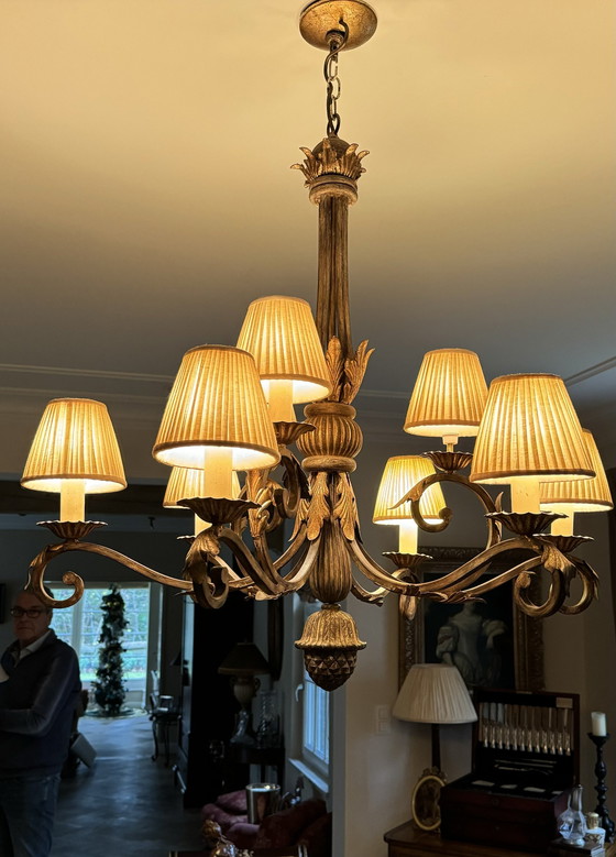 Image 1 of Kroonluchter 6-Armig  9-Lamps Fine Art Lamps