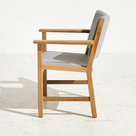 Image 1 of Vintage eikenhouten fauteuil van Hans J. Wegner voor Getama, jaren 1960