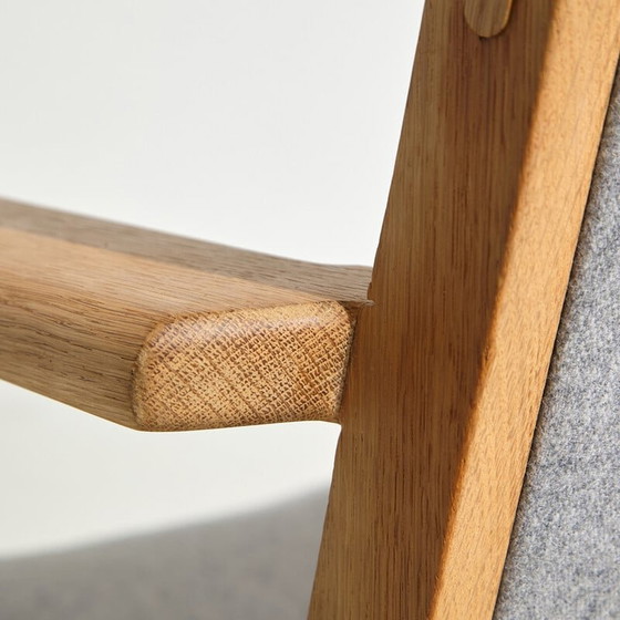 Image 1 of Vintage eikenhouten fauteuil van Hans J. Wegner voor Getama, jaren 1960