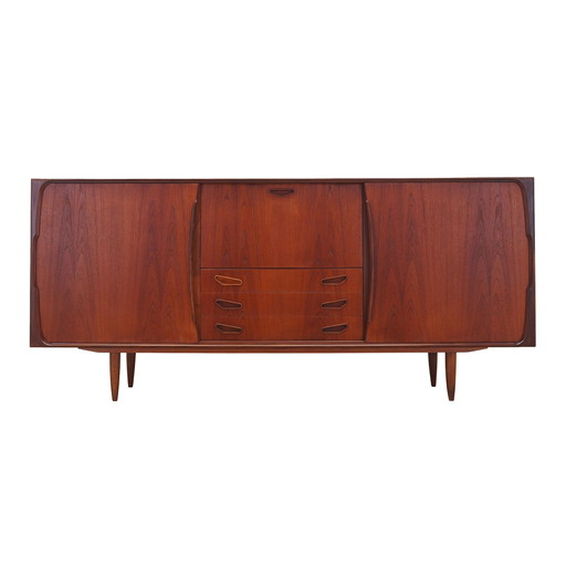 Teakhouten dressoir, Deens ontwerp, 1970S, Productie: Denemarken