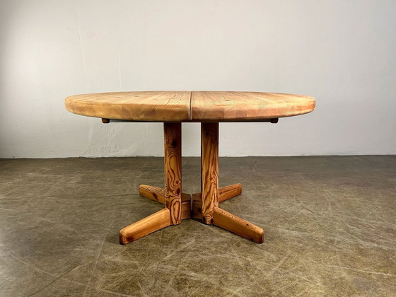 Image 1 of Rainer Daumiller eettafel uitschuifbaar grenen Mid Century