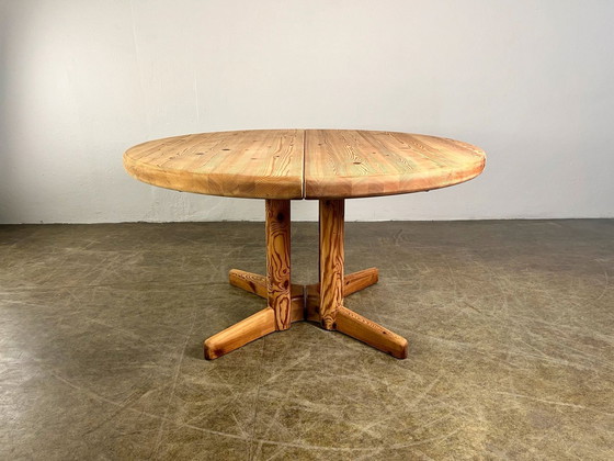 Image 1 of Rainer Daumiller eettafel uitschuifbaar grenen Mid Century