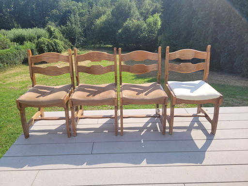 4x Guillerme en Chambron stoelen