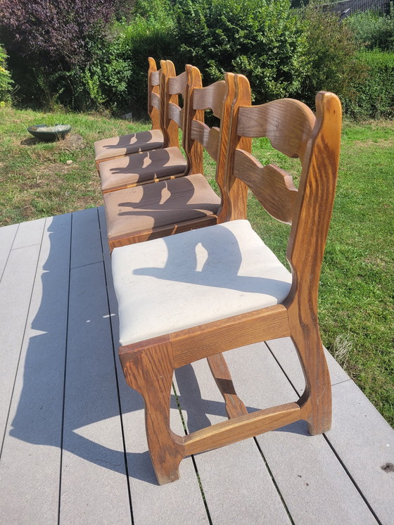 Image 1 of 4x Guillerme en Chambron stoelen