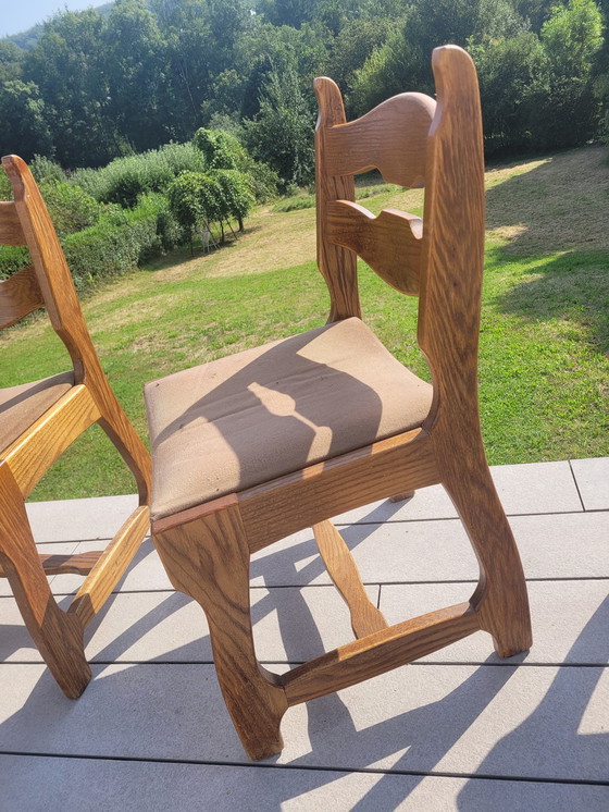 Image 1 of 4x Guillerme en Chambron stoelen