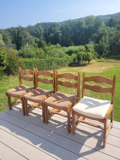 4x Guillerme en Chambron stoelen