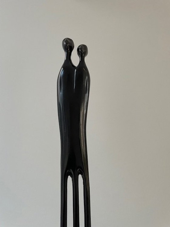 Image 1 of Bronzen Sculptuur Twee Figuren, Louise Hederström