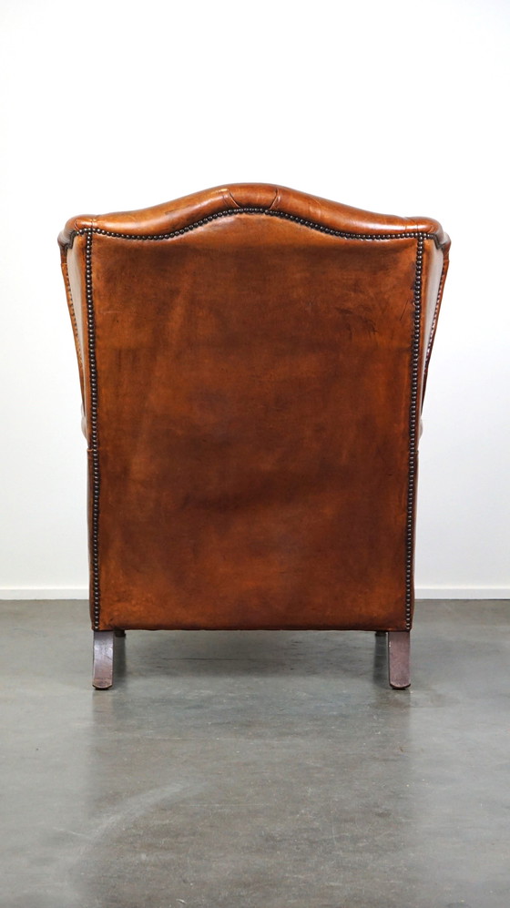 Image 1 of Schapenleren oorfauteuil