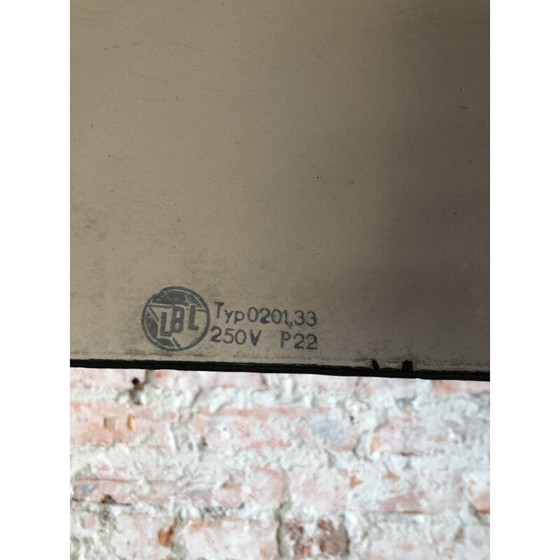 Image 1 of Vintage hanglamp van Tgl Leuchtenbau Leipzig, Duitsland 1950