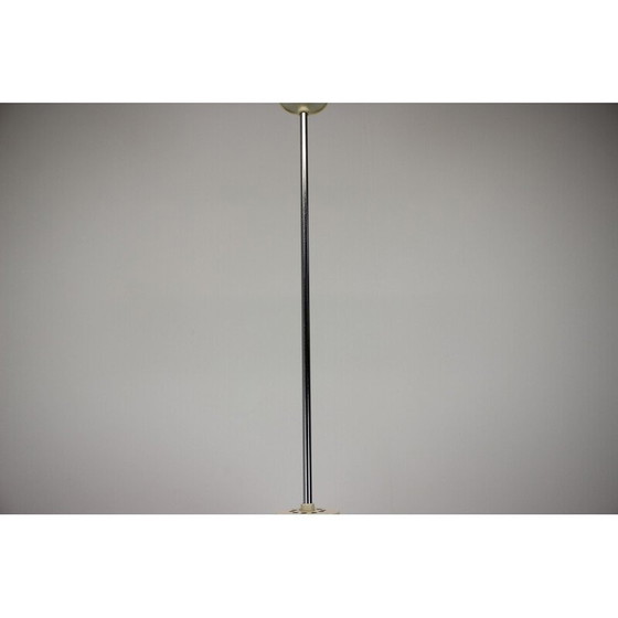 Image 1 of Vintage glazen en metalen hanglamp voor Napako, Tsjecho-Slowakije 1960