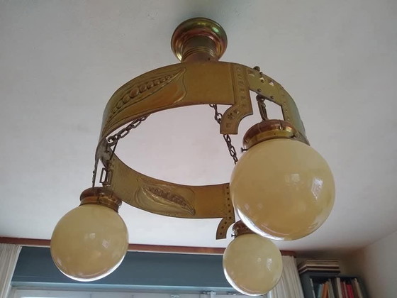 Image 1 of Mooie Art Nouveau / Jugendstil Hanglamp